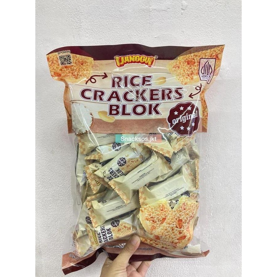 

LIANGGUI RICE CRACKERS BLOCK ORIGINAL / RICE CRACKER BLACK RICE CHINA