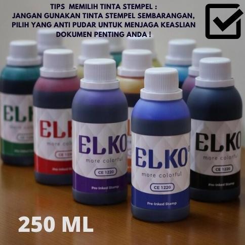

Tinta Stempel Flash Trodat Otomatis Warna Biru 250 Ml Elko Waterproof New Stok