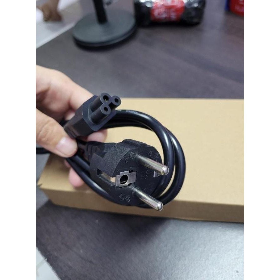 Kabel Power Adaptor Charger Laptop Lenovo Thinkpad 3 Lubang Original