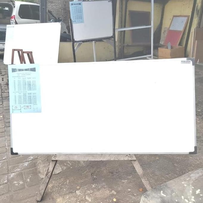 

Whiteboard Gantung 60 X 120 Nonmagnet New Stok