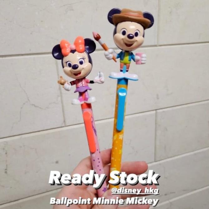 

Ballpoint Pulpen Disney Mickey Mouse Minnie Mouse Donal Duck Duffy Ori New Stok