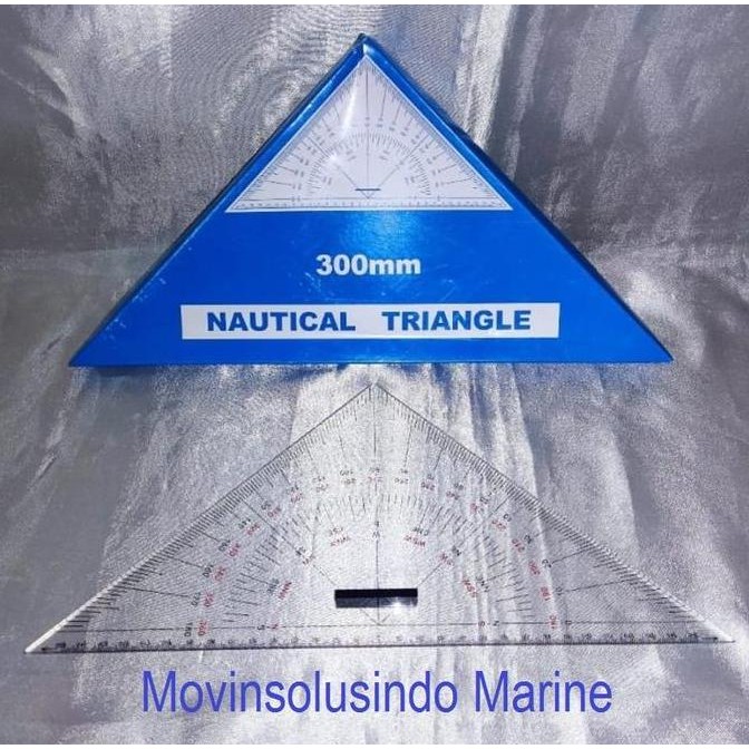 

Penggaris Segitiga / Nautical Triangle New Stok