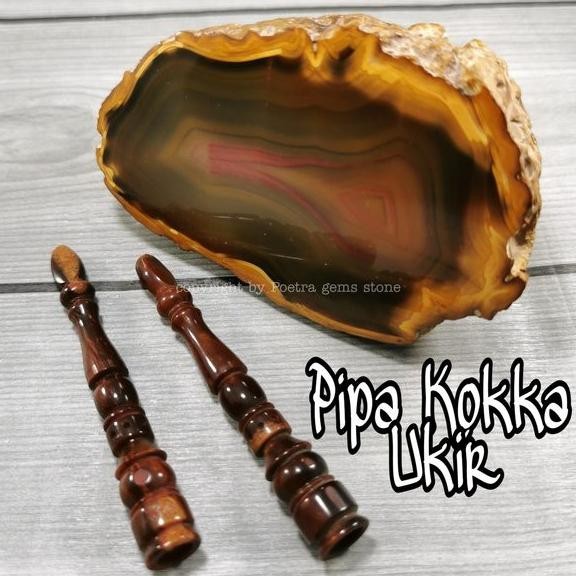 PIPA  KAYU ASLI KAOKAH KAUKAH KOKKA UKIR ASLI ISTANBUL TURKI DIJAMIN ASLI DiM