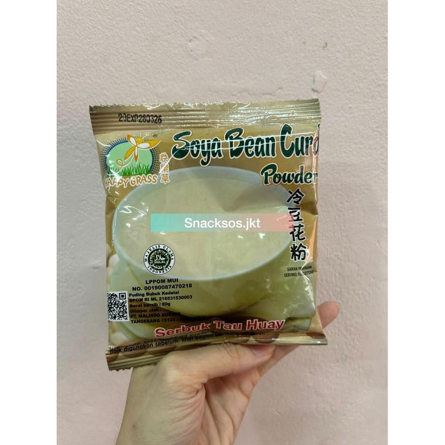 

Happy Grass Soya Bean Curd Powder Serbuk Tau Huay Puding Bubuk Susu Kedelai