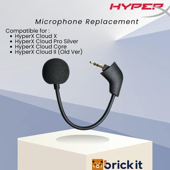 Mic Pengganti Headset Gaming Kingston HyperX Cloud X 1 2 Alpha Core Revolver