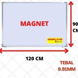 

Papan Tulis / White Board Gantung Magnet Sakura 120X90 New Stok