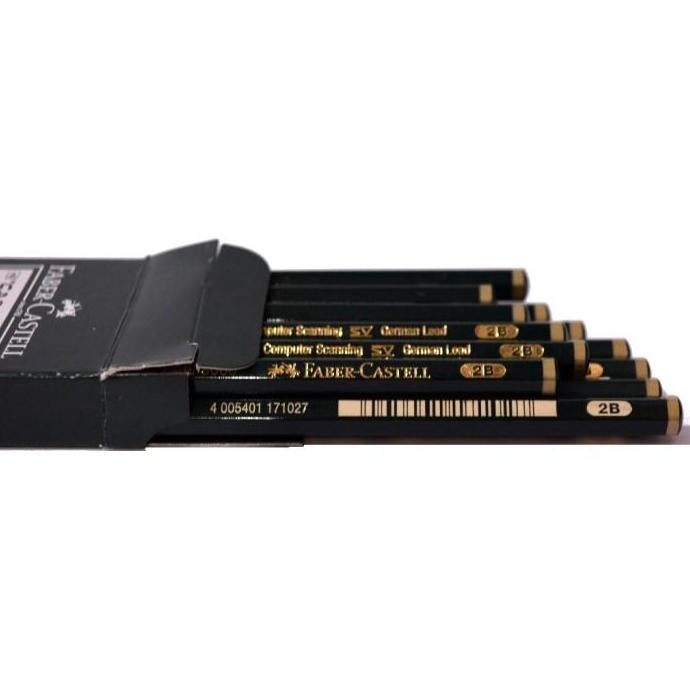 

[Grafir Nama] Pensil Ujian Gambar Komputer Faber Castell 9000 2B New Stok
