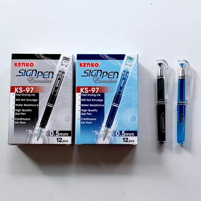 

Gell / Pen Kenko Signpen 0.5 Mm / Lusin ( 12 Pcs ) New Stok