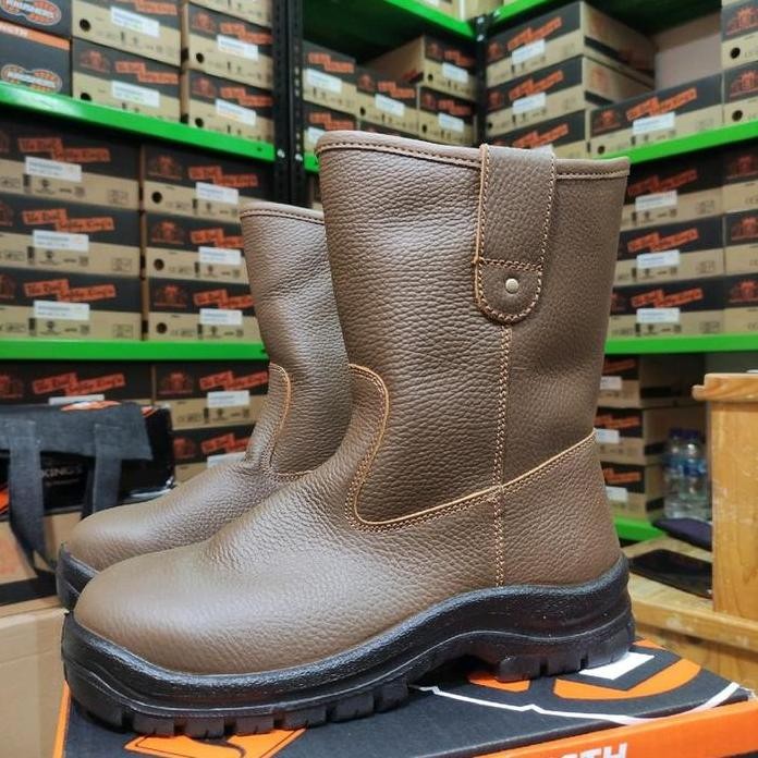 

Terlaris Sepatu Safety Krusher Texas Brown