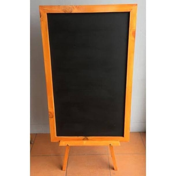 

Papan Tulis Kapur Menu Cafe Standing 50X80 Prewed Ecosave Blackboard Chalkboard Frame Kayu New Stok