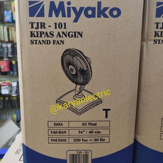 KIPAS ANGIN MIYAKO 3 IN 1 TJR-101 WALL DESK STAND REMOTE ORIGINAL murah