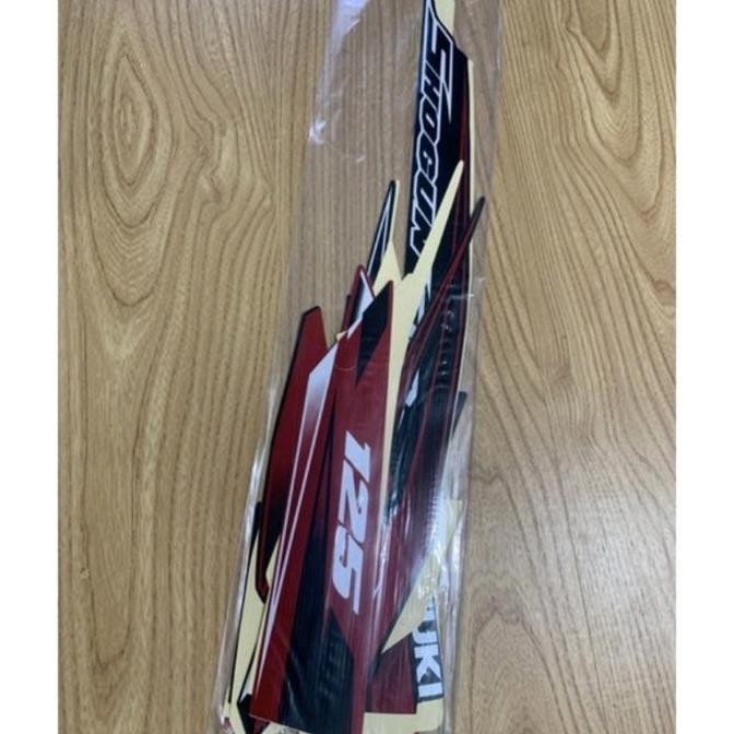 Stiker suzuki shogun RR 125 merah