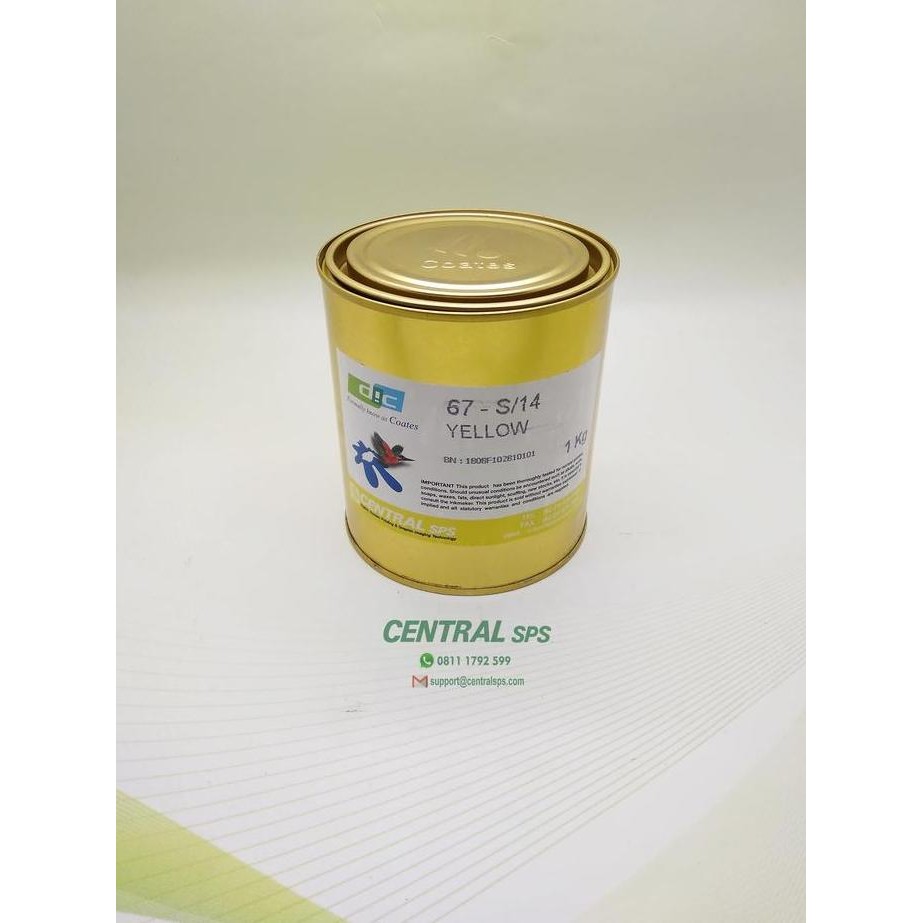 

Tinta Coates 67-S/14 Yellow New Stok