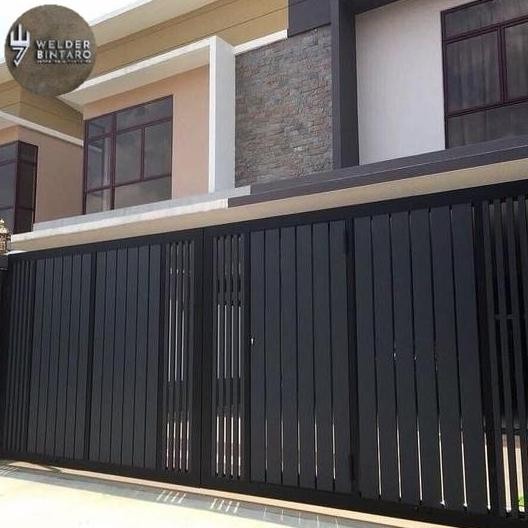 Pagar rumah sistem Manual & Otomatis Remote bisa request murah