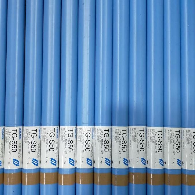 ready !!! Kawat Las Argon Besi TGS50 2.4mm KOBE / Tig Rod Besi / Filler Argon