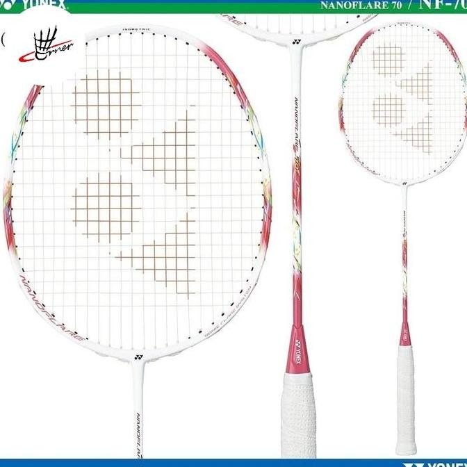BEBAS ONGKIR - Raket Badminton Yonex Nanoflare 70 NF-70 Coral Pink Original SP