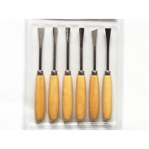 

Kayu Ukir Set 6Pcs Wood Carving Chisel