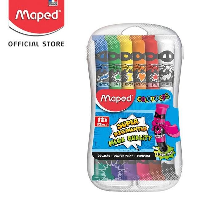 

Gouache Tube 12Ml X12 - Plastic Box New Stok