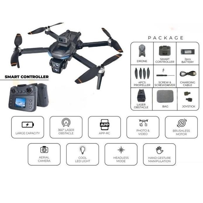 ready ROX X9 Mini Drone HD Dual Camera WiFi FPV - Drone ROX X9