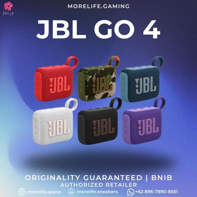 Speaker JBL GO 4 / JBL GO4, Speaker Bluetooth Portable Waterproof