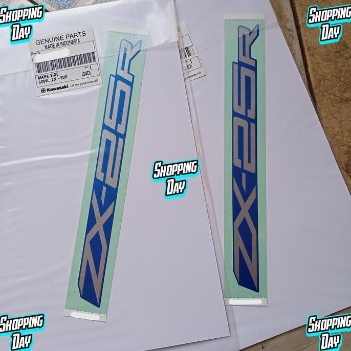 Stiker zx-25r zx25r biru 2024 ORIGINAL