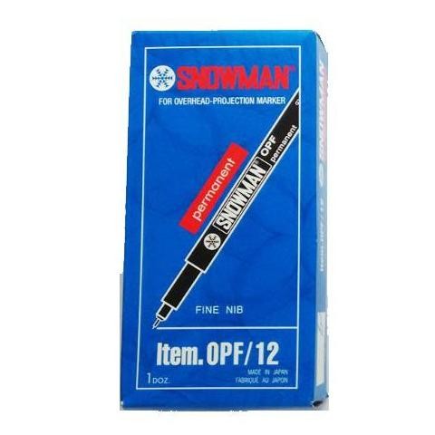 

Pen Snowman Ohp (Opf/12) 0,5 Mm Hitam / Biru / Merah New Stok
