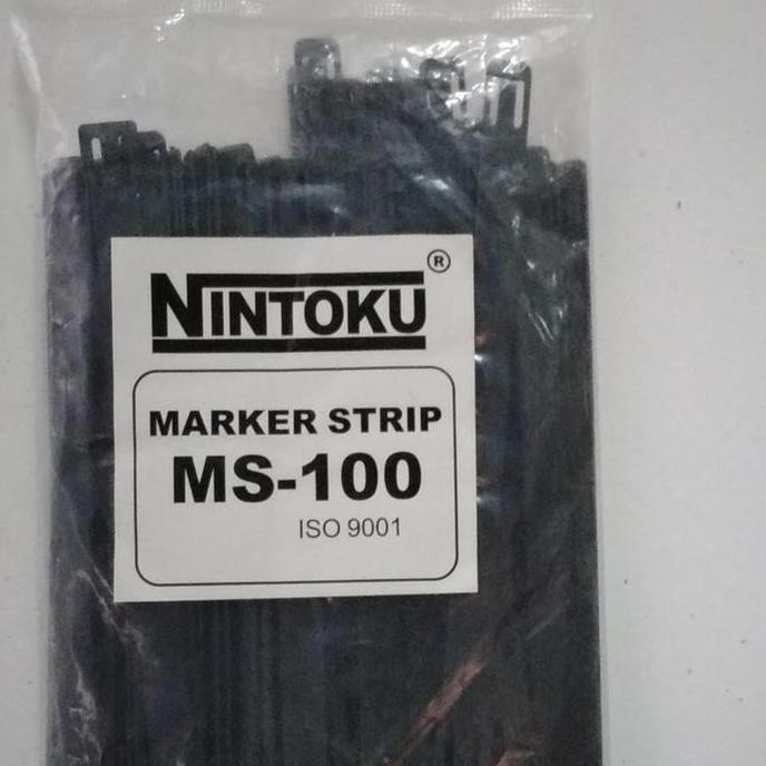 

Marker Strip Ms-100 / Marker Strip Ms 100 Nintoku Hitam Flat Marker New Stok
