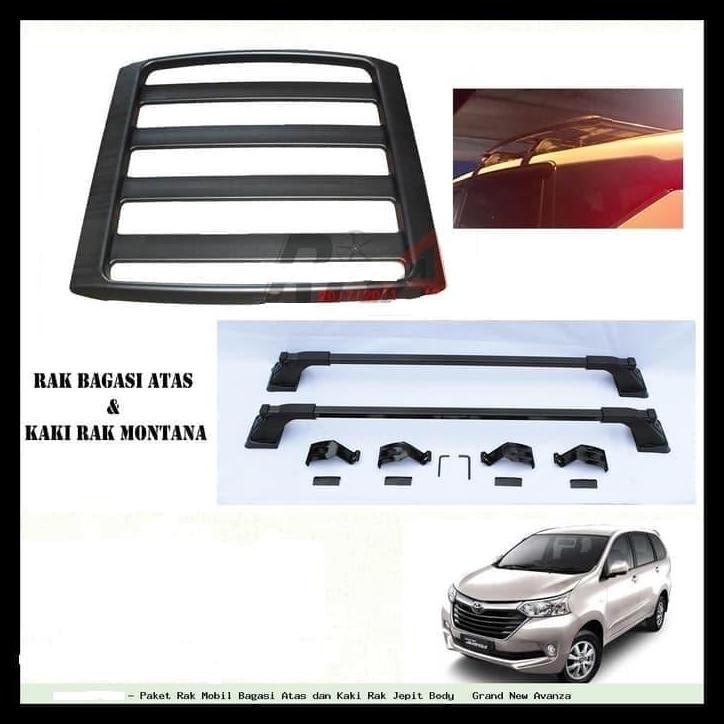 BEST DEAL PAKET RAK MOBIL BAGASI ATAS DAN KAKI RAK JEPIT BODY WULING CONFERO S 