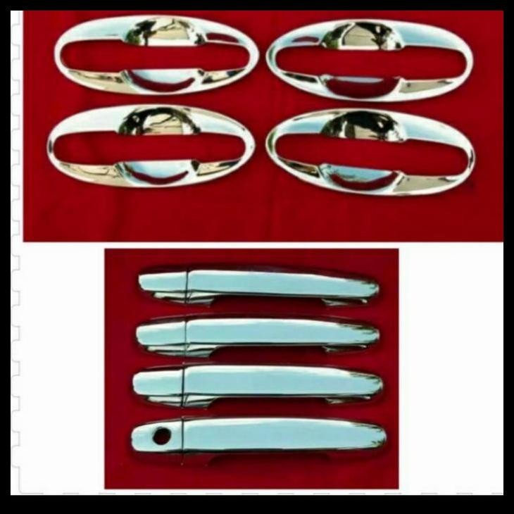GRATIS ONGKIR PAKET OUTER HANDLE PINTU CHROME YARIS 2008-2013 CHROME 