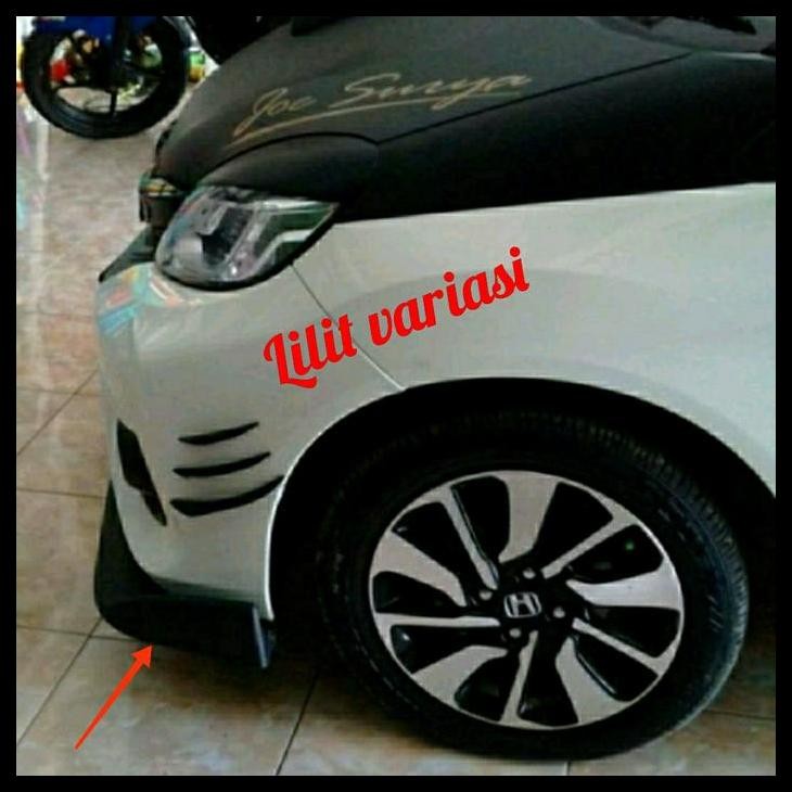 HOT DEAL VARIASI BEMPER DEPAN MOBIL HONDA BRIO 2018 HITAM DOOF