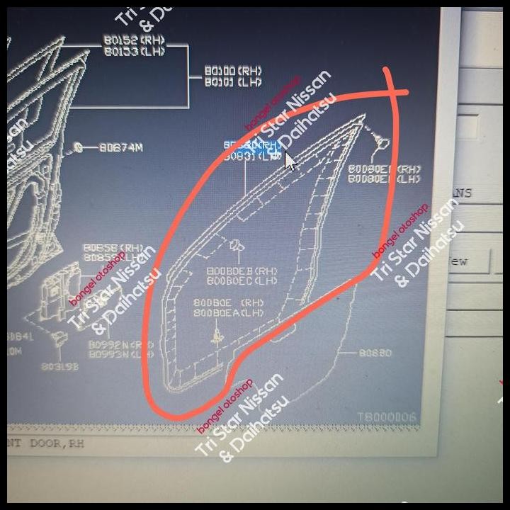 TERBARU KARET PINTU NISSAN GRAND LIVINA ORIGINAL 