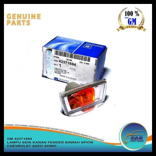 TERMURAH LAMPU SEIN KANAN FENDER BAWAH SPION CHEVROLET AVEO SONIC ORI GM 