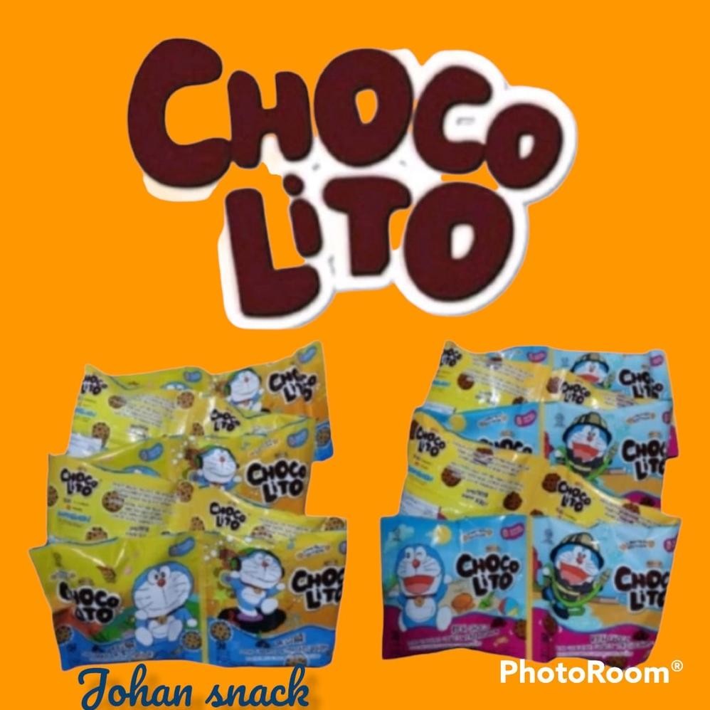 

Choco Lito Mini Cookies With Chocochips 150 G / 10 Bks @ 15 G Edisi Doraemon