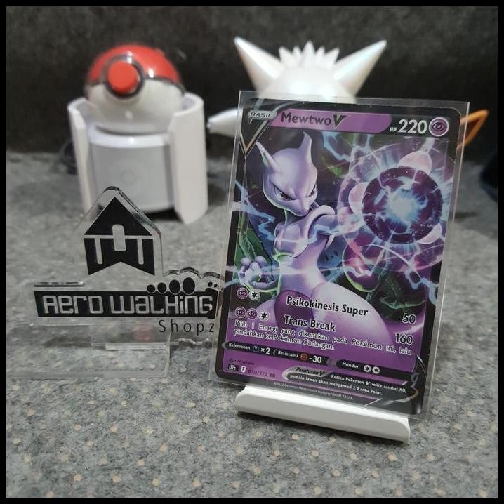 MEWTWO V 050/172 RR VSTAR SEMESTA S12A | Kartu Pokemon TCG Card Indo