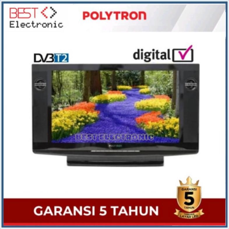 TV DIGITAL tabung LED TV POLYTRON 24 inch PLD 24V123 / 24V223 USB MOVIE DiM