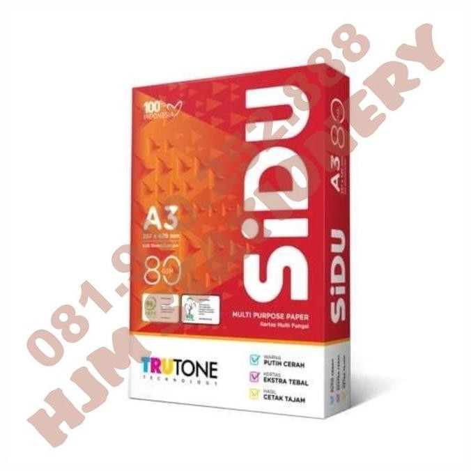 

Kertas Hvs Sidu Sinar Dunia A3 80 Gsm