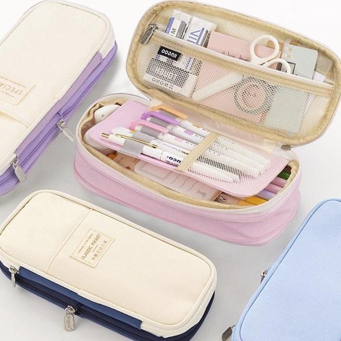 

Tempat pensil / kotak alat tulis berkapasitas besar SS