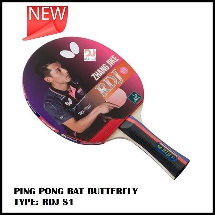 BAT PINGPONG TENIS MEJA, BUTTERFLY RDJ S1/ RDJ S2 / RDJ S3