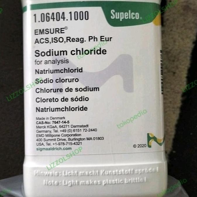 Sodium Chloride Pro Analysis 1Kg|Merck