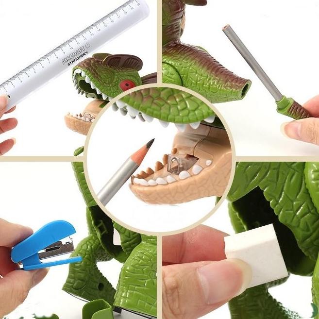 

Kotak Pensil Model Dinosaurus 5 in 1 T-Rex / Kado anak - T-REX SS