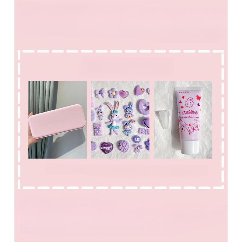 

DIY Kit Kotak Pensil New Bestseller DIY Kotak Pensil Cream Glue Set SS