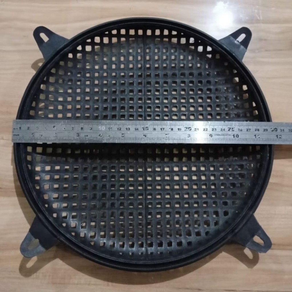 Grill Speaker Bulat 12" Cover Speaker 12 inch Ram Grill Speaker Round Tutup Speaker 12" Bulat Grill 