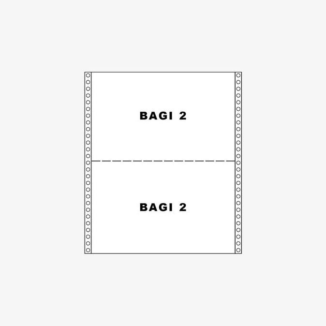 

Kertas Continuous Form Paper Print 9.5 X 11 1 Ply Full Bagi 2 Faktur Surat Jalan Hvs Rangkap 1