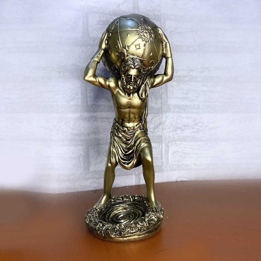Patung Dewa Atlas - Titan dalam mitologi Yunani DiM