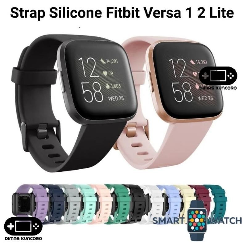 NEW MODEL Strap Silicone Fitbit Versa 1 2 Lite silikon silicon tali jam tangan smartwatch
