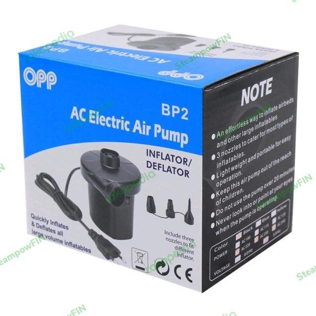 Xpower Electric Air Pump Ap105E Pompa Angin Portable Inflator Deflato