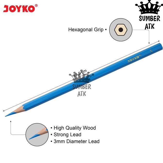 

Joyko Pensil Warna 48 WARNA CP-0127 Superior Quality Color Pencils