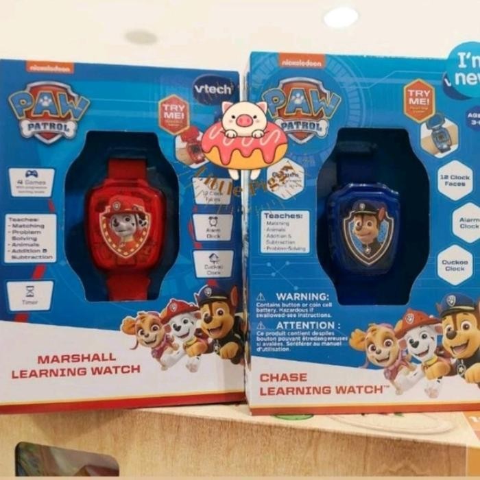 Vtech Paw Patrol Learning Watch Mainan Jam Tangan Anak