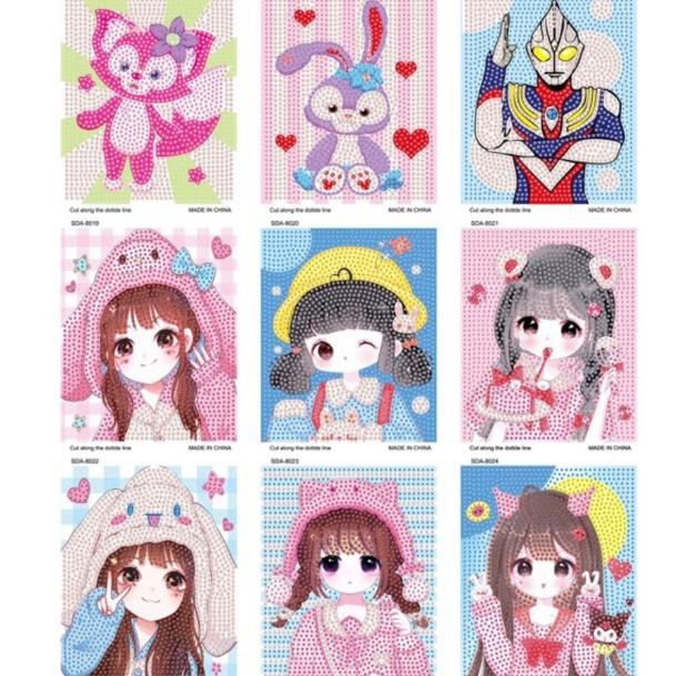 

Re-65 Diamond Painting Sanrio Lucu Paint By Number Manik Karakter Cewe Cowo Re-65