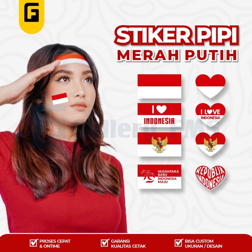 

Terbaru Special Promo Stiker Pipi Merah Putih - Stiker Bendera Merah Putih Pipi Viral Berkualitas